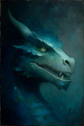 Nocturnal Emerald Etherealism style reference image — mystical aquatic atmosphere