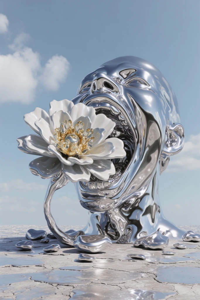 Ethereal Liquid Refraction style AI image example 2