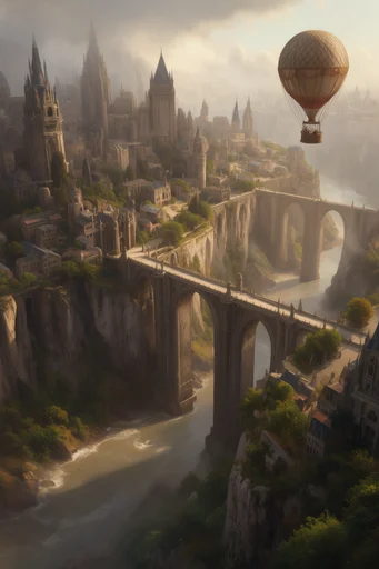 Monolithic Mythic Horizons style reference image — vertiginous cliffside architecture