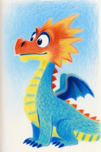 Vibrant Prismatic Sketchbook style reference image — textured paper grain