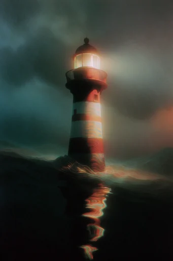 Spectral Luminal Surrealism style reference image — dreamlike motion blur