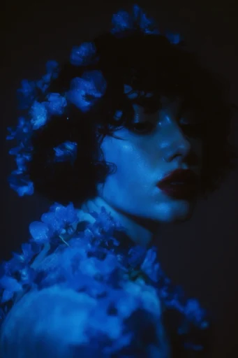 Cinematic Cobalt Noir style reference image — ethereal soft-focus