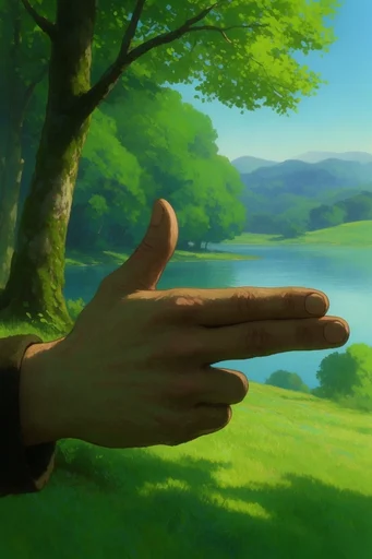 Surreal Pastoral Impressionism style reference image — painterly digital art