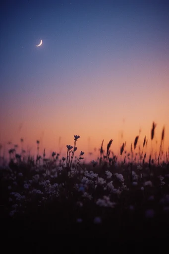 Nostalgic Twilight Silhouettes style reference image — melancholic twilight mood