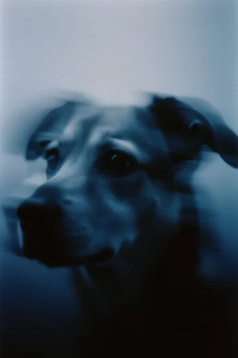 Ethereal Cyan Blur style reference image — surreal dreamscape