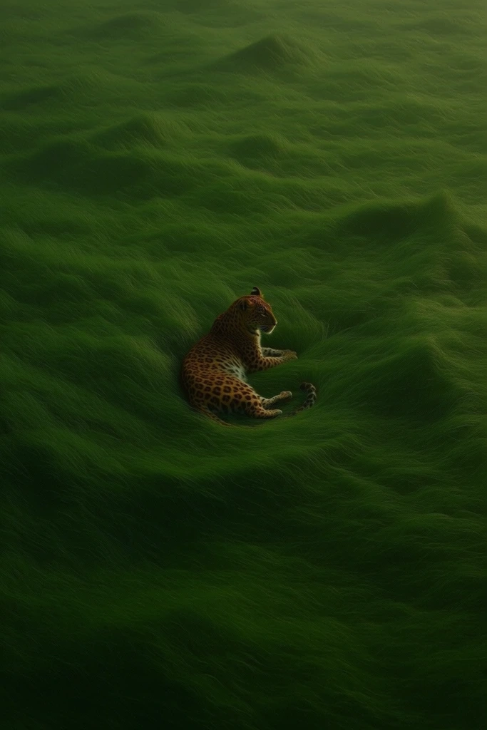 Surreal Verdant Minimalism style AI image example 3