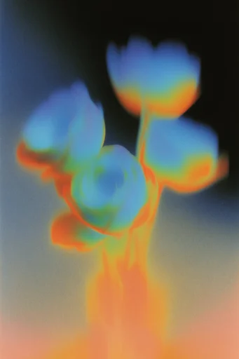 Thermal Ethereal Noir style reference image — psychedelic aura