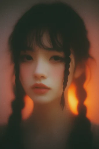 Analog Mythic Glow style reference image — lofi retro texture