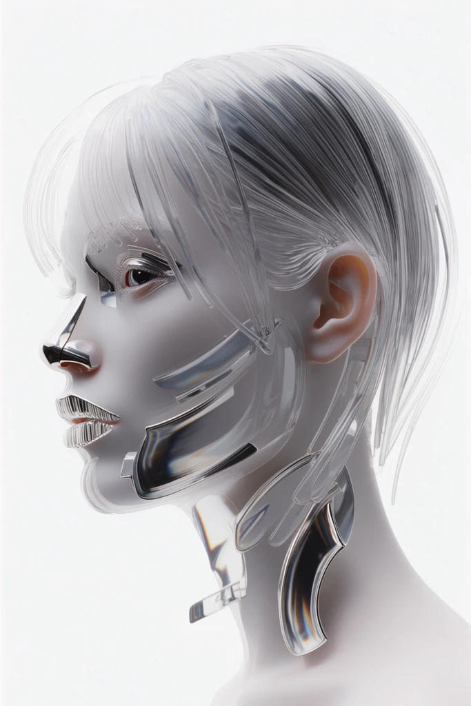Refractive Digital Surrealism style AI image example 1
