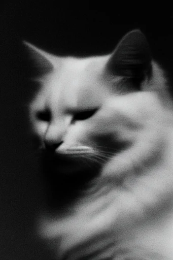 Ethereal Motion Noir style reference image — ghostly silhouette