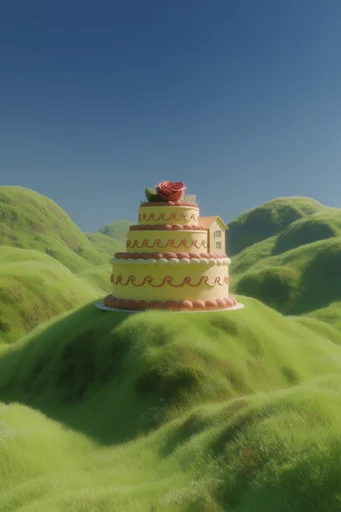 Hyperreal Digital Dreamscapes style reference image — minimalist surrealism