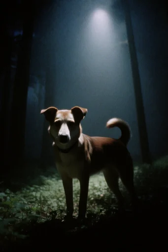 Cinematic Nocturnal Noir style reference image — high-contrast noir