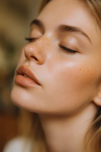 Ethereal Minimalist Portraiture style reference image — shallow depth of field