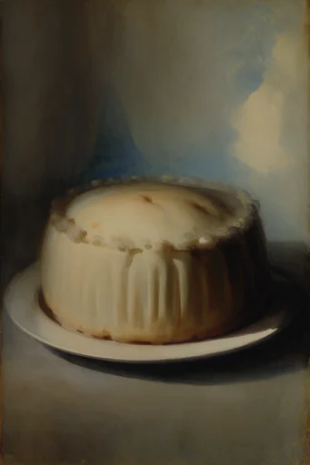 Visceral Baroque Realism style reference image — raw canvas aesthetic
