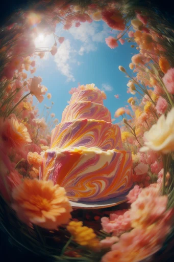 Ethereal Low-Angle Wonder style reference image — pastel color palette