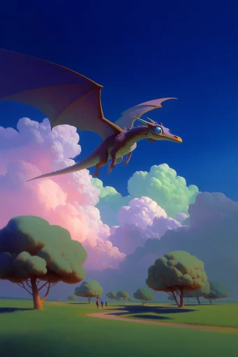 Ethereal Pastel Surrealism style reference image — whimsical nature
