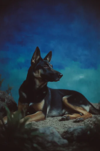 Cinematic Twilight Surrealism style reference image — painterly jewel tones