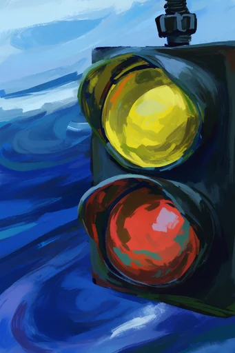 Luminous Painterly Solitude style reference image — painterly texture