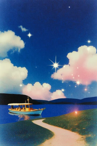 Cosmic Retro-Surreal Glitz style AI image example 2