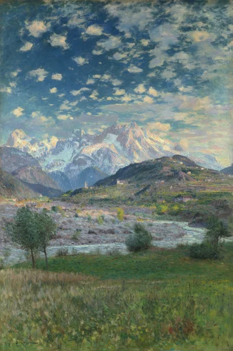 Luminous Impressionist Pastoral style reference image — impressionist oil painting