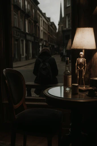 Cinematic Gothic Chiaroscuro style reference image — chiaroscuro lighting