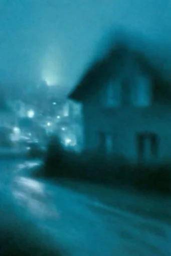 Monochromatic Ethereal Blur style reference image — heavy film grain