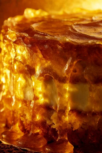Luminous Amber Transcendence style reference image — symbolist painterly detail
