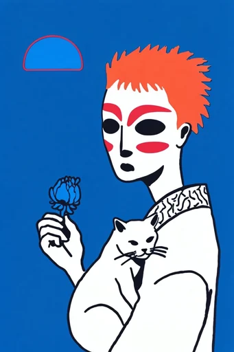 Graphic Surreal Pop moodboard — generate AI images in this style