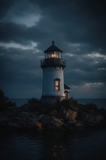 Luminous Melancholic Twilight style reference image — nostalgic melancholic tone