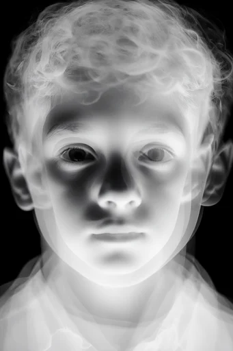 Ethereal Spectral Noir style reference image — long exposure blur
