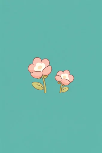 Minimalist Mint Whimsy style reference image — naive art style