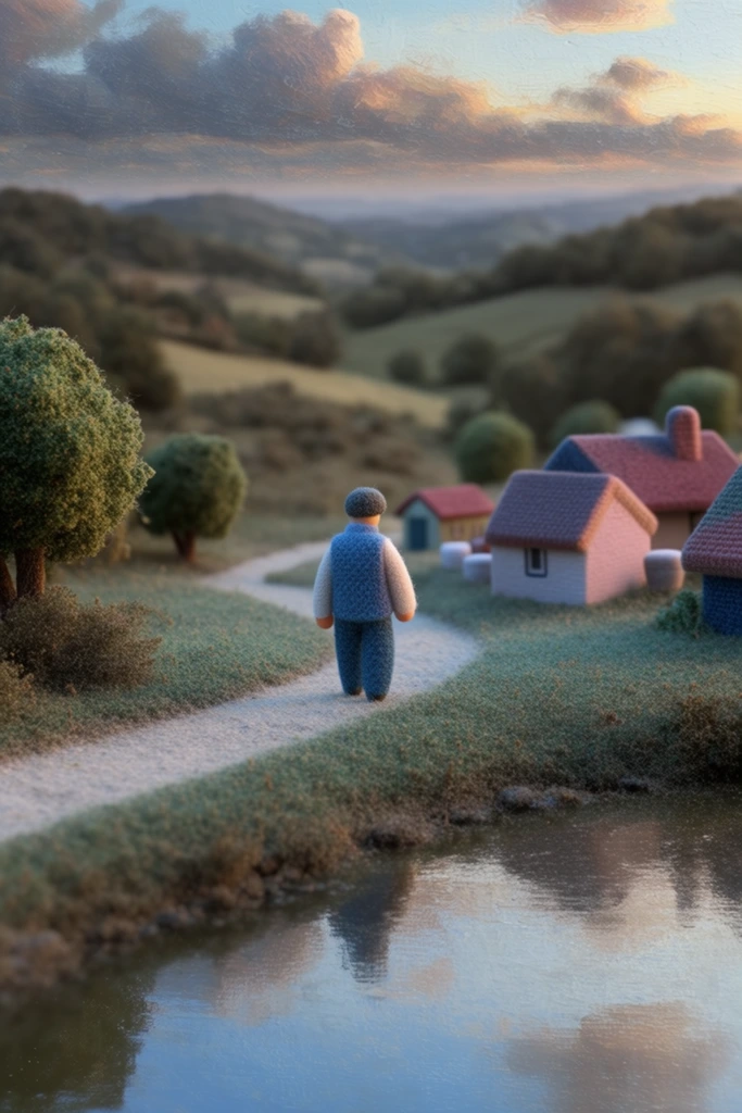 Tactile Voxel Whimsy style AI image example 2