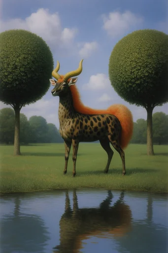 Surreal Liminal Pastoralism style reference image — dreamcore aesthetic