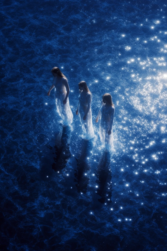 Ethereal Cosmic Abyssal style AI image example 2