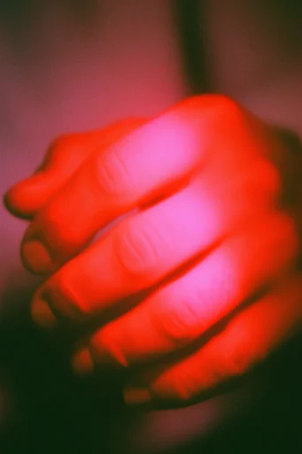 Spectral Analog Noir style reference image — infrared glow