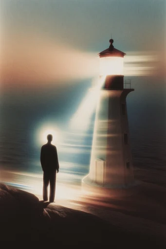 Analog Spectral Surrealism style reference image — high-contrast backlighting