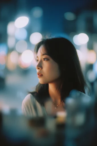 Luminous Cinematic Reverie style reference image — cinematic anamorphic bokeh