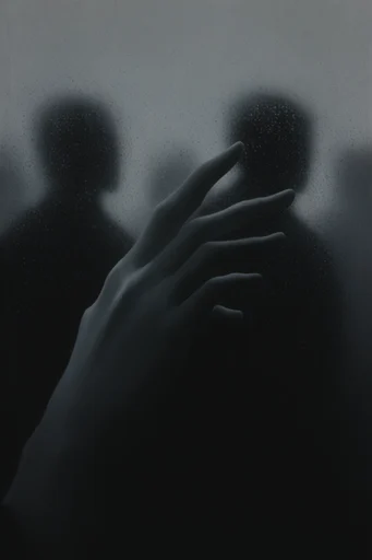 Cinematic Liminal Noir style reference image — desaturated teal and gray
