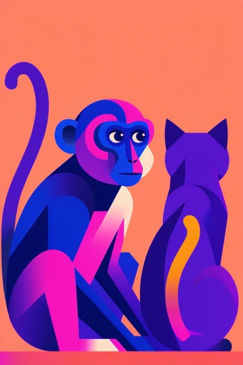 Vibrant Geometric Vectorism style reference image — geometric abstraction