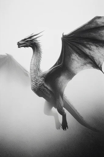 Monochrome Atmospheric Minimalism style reference image — high contrast