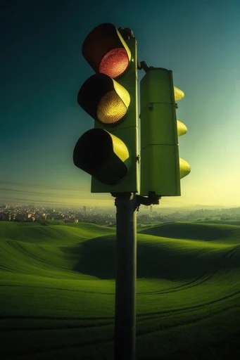 Velvet Verdant Surrealism style reference image — undulating verdant hills