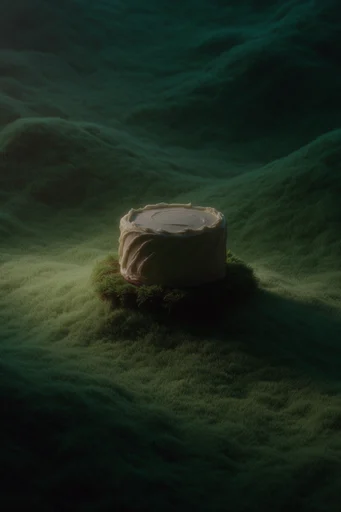 Velvety Verdant Surrealism style reference image — mystical nature atmosphere