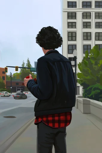 Graphic Gouache Illustrative moodboard — generate AI images in this style