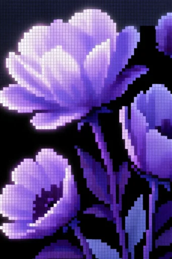 Nostalgic Digital Phosphor style reference image — low-resolution graphics