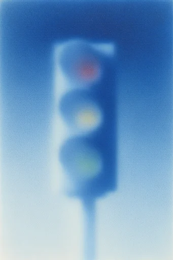Ethereal Celestial Minimalism style reference image — cobalt blue gradient