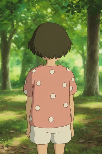 Nostalgic Forest Anime moodboard — generate AI images in this style