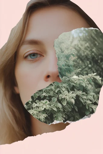 Surrealist Retro Collage style reference image — retro editorial