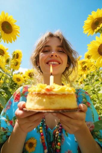 Vibrant Sunlit Optimism style reference image — tactile textures