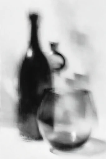 Spectral Minimalist Motion style reference image — intentional motion blur