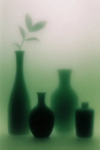 Ethereal Neon Silhouette style reference image — soft-focus diffusion